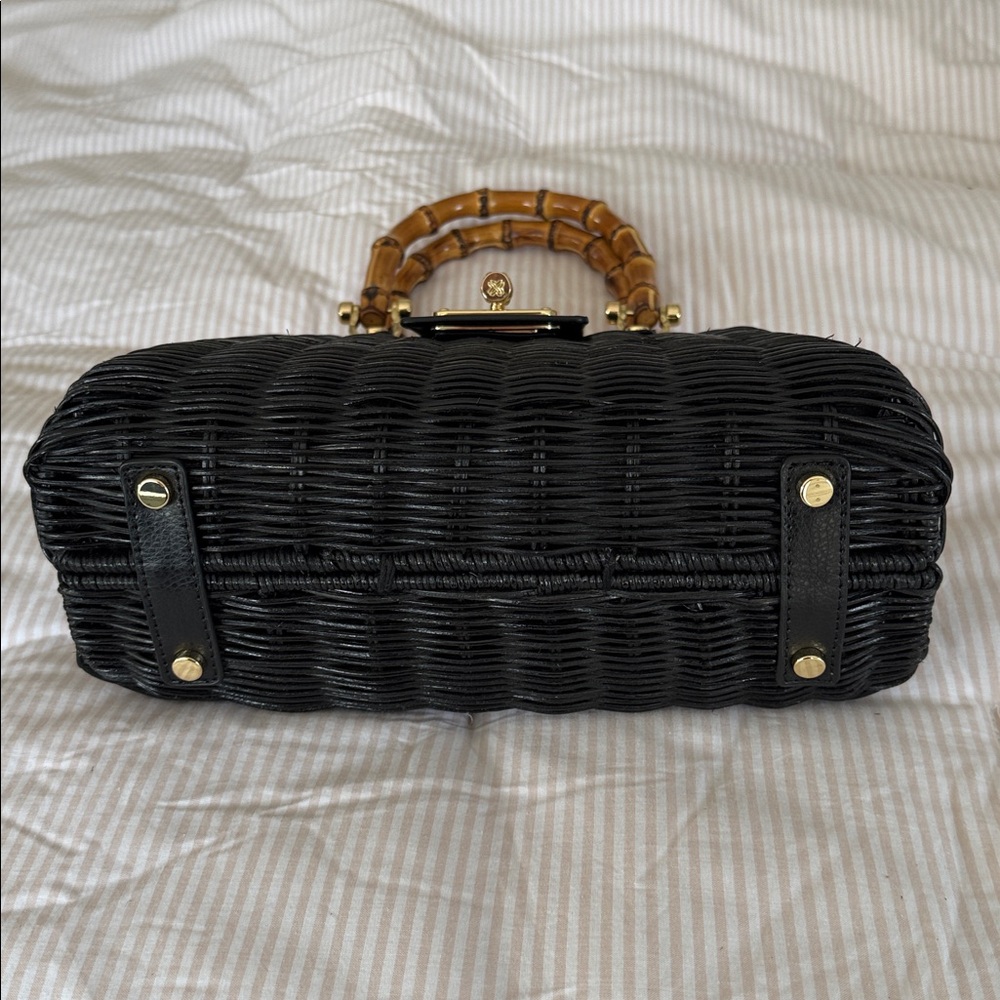 LILLY PULITZER Leena Top Handle Bag in Black - Picture 7 of 13